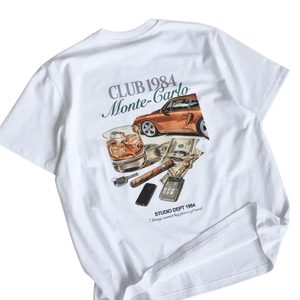 Nouvelle collection de t-shirts pour hommes à imprimé graphique, longueur normale, manches courtes, coton, vêtements décontractés, designs personnalisés, plusieurs couleurs - Product Image 6