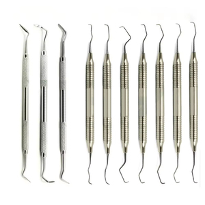 Ensemble d'instruments de restauration dentaire en composite bleu avec revêtement en titane, certifié CE, réutilisable et personnalisable - Product Image 1