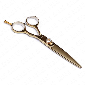 Luxury Rose Gold Hair Cutting Scissors <b>Set</b> High Carbon Steel <b>Barber</b> Shears with Decorative Screw - Product Image 6