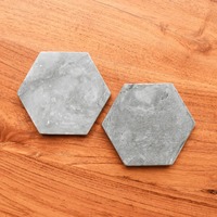 Ensemble de dessous-de-verre en marbre très demandé avec un design élégant pour salon, table basse, salle à manger, cuisine, disponible à bon prix