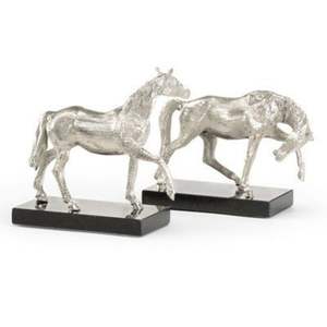 Figura de caballo de aluminio fundido hecha a mano, escultura metálica de galloso a todo galope, adorno decorativo para interiores de lujo - Product Image 1