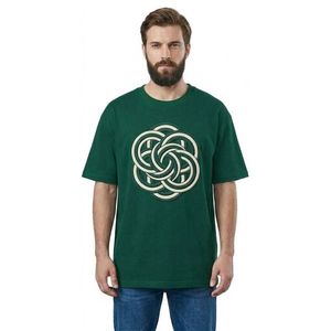 T-shirt graphique à manches courtes pour homme, 100 % coton, col rond personnalisé, style athlétique, streetwear décontracté, mode lifestyle - Product Image 4