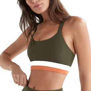 Sujetador deportivo de yoga elástico ajustable de alta calidad 2026 de secado rápido con espalda cruzada para entrenamiento, fitness y yoga para mujer - Product Image 4