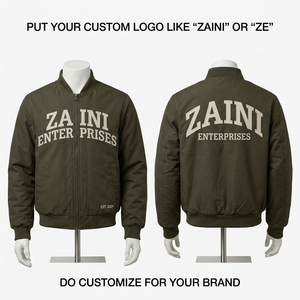 Chaqueta Bomber Unisex Cortavientos de Invierno, Premium, 320 GSM, Algodón, Poliéster, Forro Polar, Color Granate, con Parche de Chenilla Personalizado Bordado, con Capucha - Product Image 1