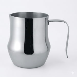 Pot à café en acier inoxydable pot à lait de ventre chauffe-lait en acier inoxydable avec longue poignée au prix de gros - Product Image 1