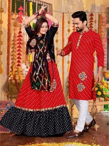 Lehenga Choli brodé, vêtements ethniques pour femmes et hommes, tenue festive indienne et pakistanaise - Product Image 3