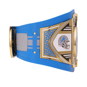 Ceinture de championnat personnalisée pour les fans de football américain, ceinture de championnat plaquée or de style lutte, ceinture de championnat pour équipes sportives professionnelles, héritage sportif - Product Image 2