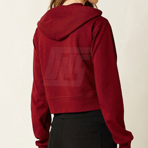 Hoodies tendance pour femmes, coupe courte, matière légère et respirante, design moderne, adaptés à un usage quotidien et aux activités de plein air - Product Image 3