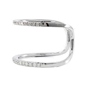 Bijoux d'usine chinoise, meilleures ventes, qualité supérieure, or blanc massif 18 carats, diamant naturel taille brillant, cadeau de mariage et d'anniversaire - Product Image 3