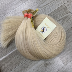 Venta caliente de alta calidad para Ombre Blonde Platinum Soft Loose Deep Wave Bulk Virgin Extensiones de cabello ruso natural Extensi - Product Image 5