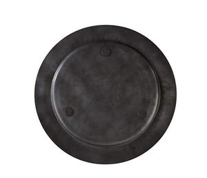 ขายตรงจากโรงงาน จานรองโลหะสีดำสไตล์เรโทร วัสดุคุณภาพสูง เป็นมิตรกับสิ่งแวดล้อม ขนาด 30 ซม. - Product Image 4