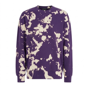 Pull en coton pour homme, tricot jacquard, motif brodé, pull tricoté personnalisé, col rond, hiver - Product Image 1