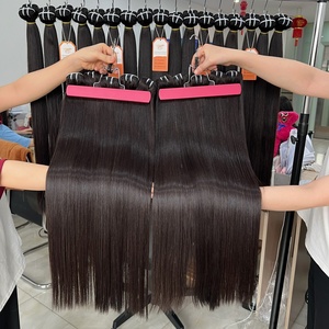 Usine en gros 8 '-28' os droit Remy Extensions de cheveux naturel brut vietnamien faisceaux de cheveux humains - Product Image 3