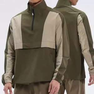 Veste coupe-vent pour homme en gros, mode décontractée, logo personnalisé, coupe ajustée, imperméable, vêtements de sport d'extérieur pour homme - Product Image 1