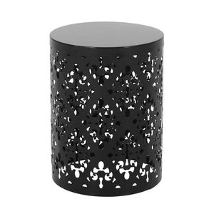 Elegante Mesa Auxiliar de Metal con Acabado Dorado, Mueble Moderno de Lujo, Mesa Decorativa para el Hogar - Product Image 3