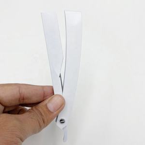 Maquinilla de afeitar de peluquero de acero inoxidable Manual profesional, herramienta de afeitado corporal y facial con logotipo personalizado de alta calidad, sostenible - Product Image 1