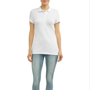 Camisas Polo de Algodón y Poliéster Teñidas Lisas, Modernas y Elegantes, de 180 Gramos, para Reuniones Casuales y de Negocios - Product Image 3