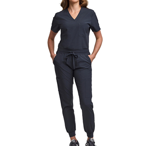 ชุดยูนิฟอร์มแพทย์ ชุดพยาบาลโรงพยาบาล ชุดสครับพร้อมปักโลโก้ ขายส่ง ชุดสครับแพทย์ Shaghaf Sports Wear Impex Sc2 โพลีเอสเตอร์ 100% - Product Image 1