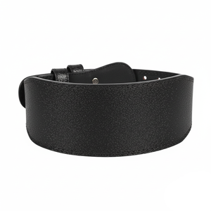 Ceinture de musculation unisexe en cuir véritable à double boucle, brillante et scintillante, pour le soutien lombaire et l'entraînement - Product Image 2