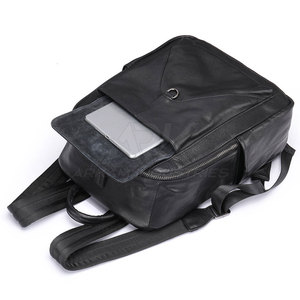 Soft Leather <b>Backpack</b> <b>Daily</b> Leather <b>Backpack</b> Durable Leather <b>Backpack</b> Multi Use Storage Pack - Product Image 4