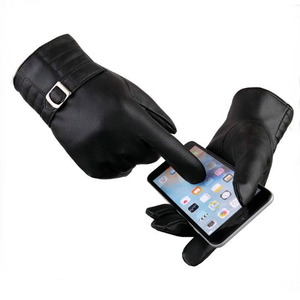 Custom made Breathable Outdoor Travel Leather <b>Gloves</b> New Arrival <b>Winter</b> Warm Leather <b>Gloves</b> for <b>Men</b> and Women - Product Image 5