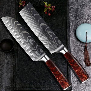 Producto Popular: Juego de Cuchillos de Chef Damasco Hechos a Mano y Sostenibles con Hojas de Acero de 67 Capas, Mango de Madera para Diestros - Product Image 4