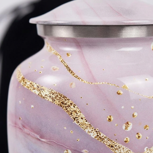 Urne funéraire en aluminium Cherished Spirit - Urne funéraire polie pour cendres - Product Image 2