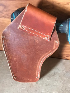 Funda de cuero resistente para taladro, soporte profesional para herramientas eléctricas, bolsa para taladro inalámbrico, para construcción, electricistas, personalizada, en venta - Product Image 4