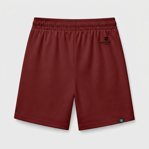 Children's Casual Shorts Boys Girls 100% Polyester Breathable Elastic Waist Summer Beach Three-color Simple Factory Wholesale - Product Image 3