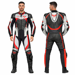 Custom 2026 Professional One Piece Motorcycle Racing Leather Suit Motorbike Track Riding Protective Gear with CE Armor for Men - Product Image 2