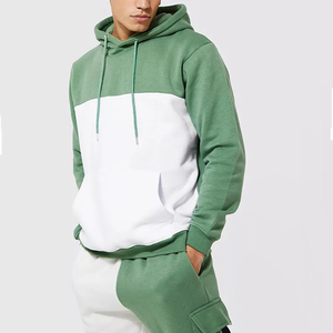 Ensemble de survêtement pour homme 2025 de haute qualité, entièrement zippé, à manches longues et col à capuche, respirant, motif uni, coupe oversize pour un usage décontracté - Product Image 2