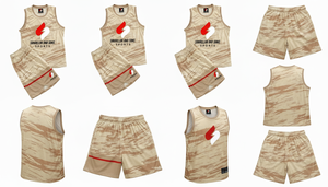 Ensemble de maillot et short de basket-ball professionnel personnalisé, respirant et anti-humidité, tenue de sport - Product Image 4