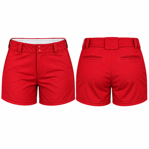 Shorts Deportivos de Alta Calidad para Mujer, Shorts de Béisbol Resistentes con Presillas para Cinturón, Shorts Personalizados para Equipos Deportivos Femeninos - Product Image 6
