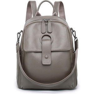 Mochila de cuero de cabra para mujer, mochila elegante y práctica de gran capacidad, diseñada para oficina, viajes, compras y estilos de vida ocupados - Product Image 3