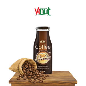เครื่องดื่มกาแฟมอคค่า บรรจุขวดแก้ว 250 มล./330 มล. VINUT ผู้ผลิตเครื่องดื่มขายส่งจากเวียดนาม รสชาติสดชื่นสำหรับผู้จัดจำหน่าย - Product Image 1