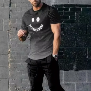 Ensemble de sport tendance pour homme, imprimé 3D, décontracté, jogging, streetwear, t-shirt à manches courtes, pantalon long, 2 pièces - Product Image 6