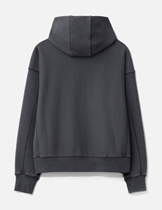 เสื้อฮู้ดดี้แบบมีซิปครึ่งตัวสำหรับผู้ชาย ผ้าฝ้าย 100% เนื้อหนา คุณภาพหรูหรา พิมพ์ลายพัฟฟ์ ทรงโอเวอร์ไซส์ สไตล์สตรีทแวร์ - Product Image 2