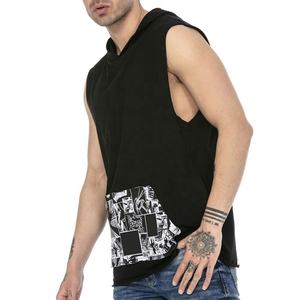 Débardeur de Sport sans manches pour hommes, Logo imprimé personnalisé, taille Plus, nouveau Style, débardeur pour entraînement, Fitness, vente en gros, - Product Image 3