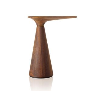 Creative Round <b>Wooden</b> Coffee <b>Table</b> Handmade Tapered Base Living Room Furniture Side <b>Table</b> Customized Side <b>Table</b> - Product Image 2