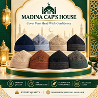 Topi Doa Islami Masri Buatan Tangan, Dapat Disesuaikan, 100% Katun, Dapat Dikustomisasi, Bordir, Pria, Santai untuk Luar Ruangan