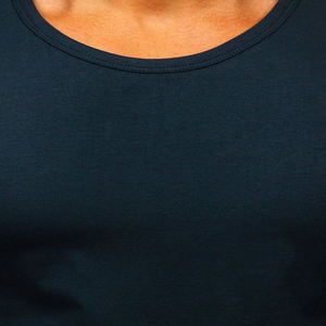 Camiseta sin Mangas para Hombre, Cuello Redondo, Color Sólido, Tejido Transpirable, Informal, 100% Algodón, Secado Rápido, OEM - Product Image 5