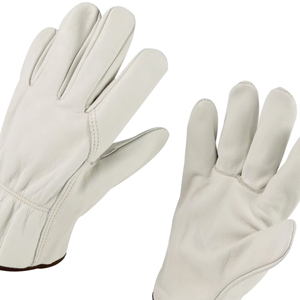 HOLY SIGNS INTERNATIONAL HSI-0018 EN420 Certified Leather <b>Driver</b> Safety <b>Gloves</b> Elastic Wristlet Durable Abrasion Resistant Fire - Product Image 3