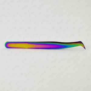 Volume Lash Tweezers / Russian Eyelash Extension Tweezers in Plasma <b>Rainbow</b> Color Wholesale High Quality Lash Volume Tweezers - Product Image 3