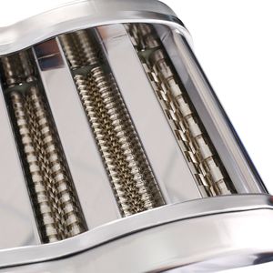 Machine électrique réglable de fabricant de nouilles de pâtes d'acier inoxydable 135W 3 lames (2.5mm 4mm plat 9mm large) pour la coupe de nouilles 110V - Product Image 3
