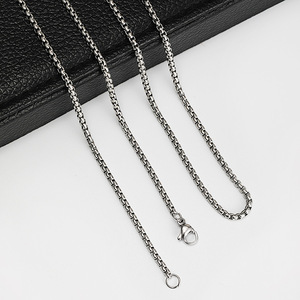 สร้อยคอแฟชั่นผู้ชาย สแตนเลส สไตล์โซ่ ลิงค์ ทันสมัย - Product Image 3