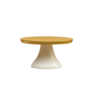 Support à gâteau en émail blanc de qualité supérieure avec base en aluminium et dôme en verre pour la présentation de cupcakes - Product Image 5