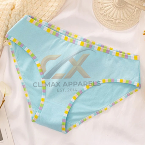 Braguitas Cómodas a Rayas para Mujer – Bragas Diarias de Algodón Suave de Color Liso – Ropa Interior Transpirable y Flexible para Dama OEM/ODM - Product Image 4