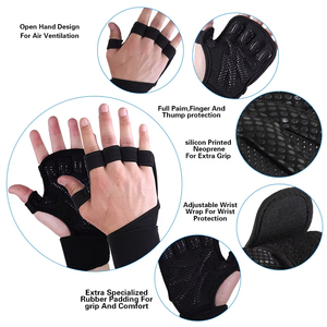 Guantes de Entrenamiento Antideslizantes para Levantamiento de Pesas, Agarre Superior, Protección de Palmas, Guantes para Gimnasio, Ciclismo y Levantamiento de Pesas - Product Image 6