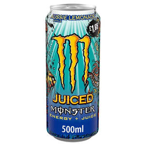 Monster Aussie Lemonade Bebida Energética en Lata 24x500ml Paquete al por Mayor Bebida Energética Sabor Original Importación Stock Limitado - Product Image 2