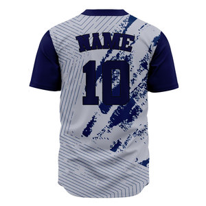 Sublimation Printed Softball Shirt Tackle Twill Embroidery Stitched Baseball Jersey Wholesale Price Baseball Jersey Custom Shirt - Product Image 2